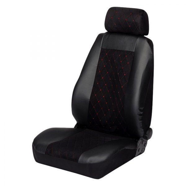  Pilot® - Swarovski Crystal Embellished Low Back Fire Red Seat Cover