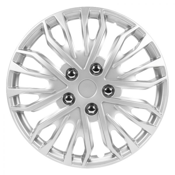 Pilot® - 14" Apex 5 W-Spoke Silver Wheel Covers