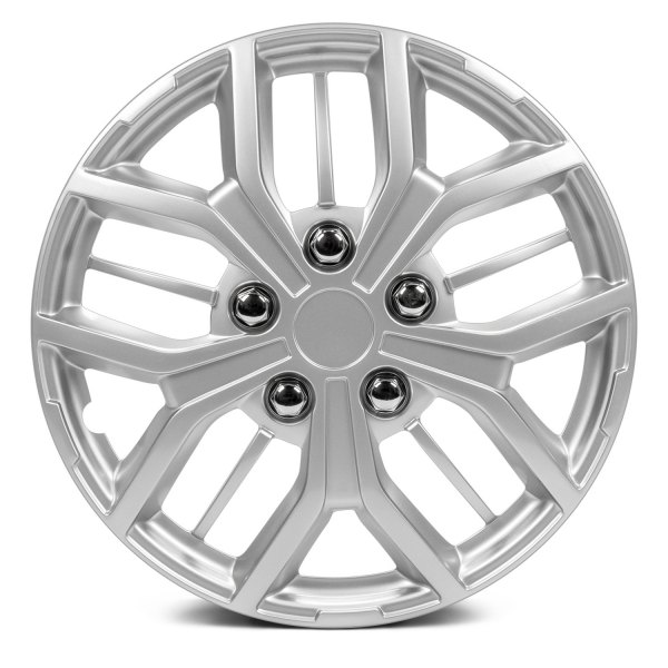 Pilot® - 14" Super Sport 5-Spoke Silver Wheel Covers