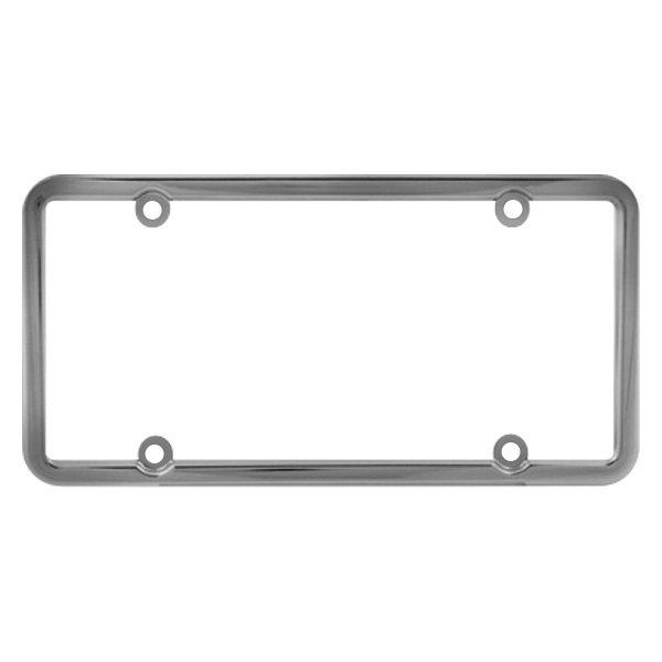 Pilot® - 4-Hole Mount Square Top License Plate Frame