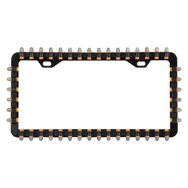 Pilot® WL306-E - Bullet Black License Plate Frame