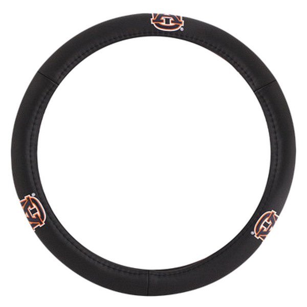 Pilot® - Leather Steering Wheel Cover with Auburn Logo