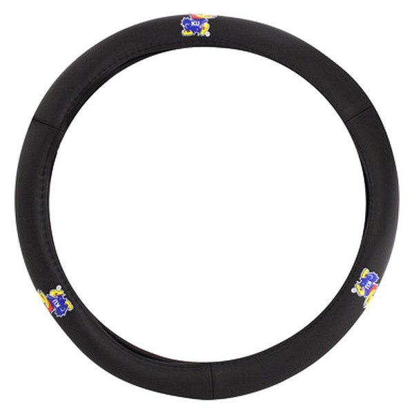 Pilot® - Leather Steering Wheel Cover with Kansas Logo