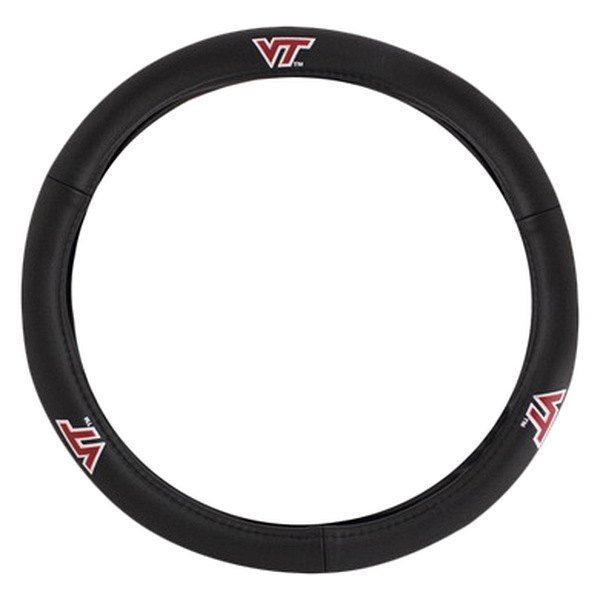 Pilot® - Leather Steering Wheel Cover with Virginia Tech Logo