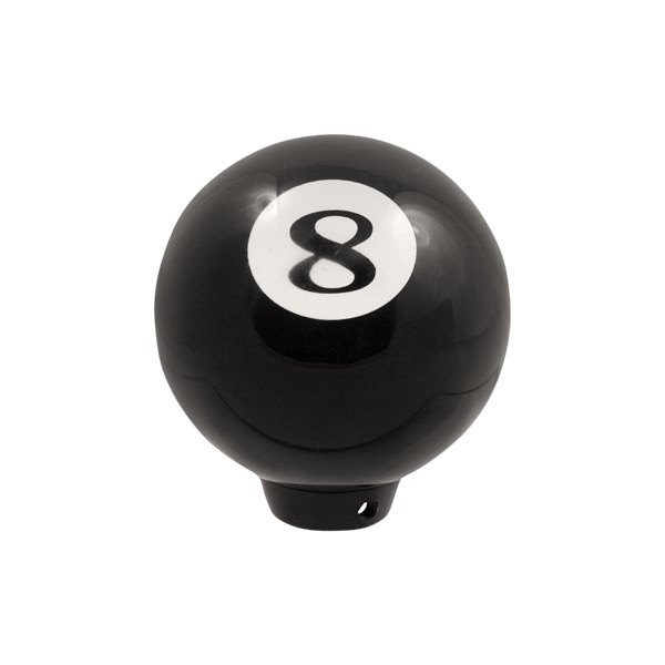 Pilot® - Manual 8-Ball Style Black Shift Knob