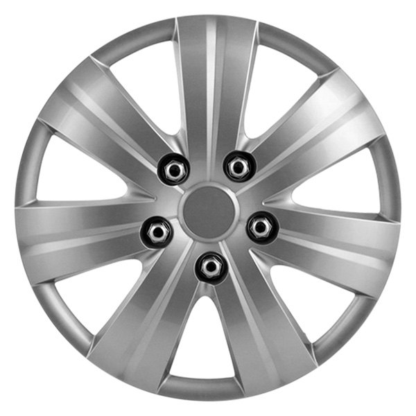 Pilot® - 14" 7 I-Spoke Matte Silver Wheel Covers