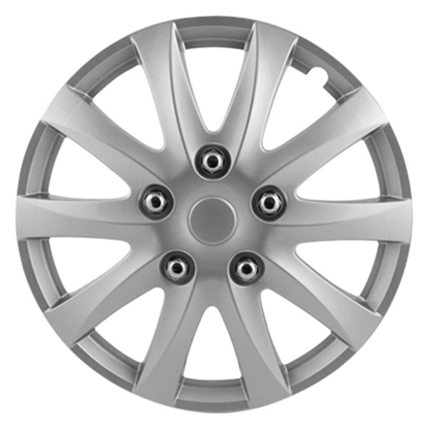 Pilot® - 14" Camry Style 10 I-Spoke Silver Wheel Covers