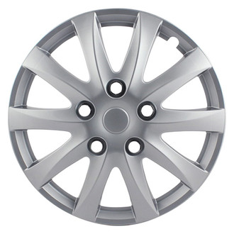 Pilot® - 15" Camry Style 10 I-Spoke Silver Wheel Covers