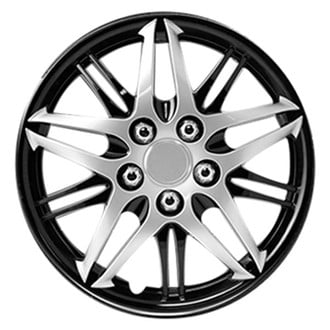 Pilot® - 15" Formula Performance Series 10 I-Spoke Silver with Black Chrome Wheel Covers