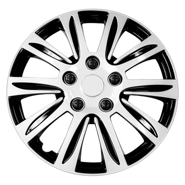 Pilot® - 14" Premier 5 V-Spoke Silver Wheel Covers