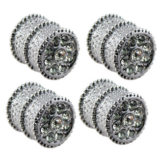 Pilot® - Silver Auto Ice Wheel Valve Stem Caps