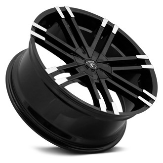 VALENTI Gloss Black with Machined Tips