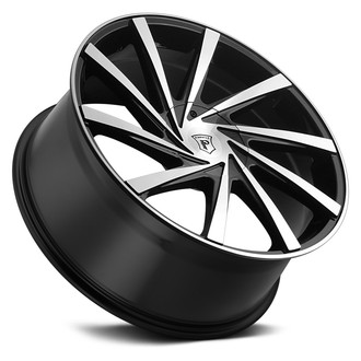 TURBINA Gloss Black with Machined Face