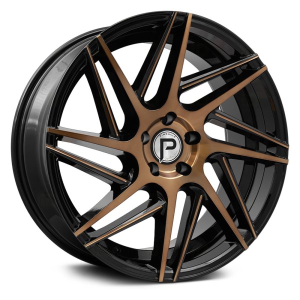 PINNACLE® - P104 SWERVE Gloss Black with Milled Bronze