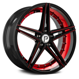 PINNACLE® - P206 SAVAGE Gloss Black with Red inner