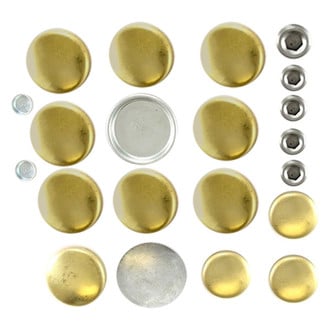 Pioneer Automotive® - Front Passenger Side Upper Poly Brass Expansion Plug Kit