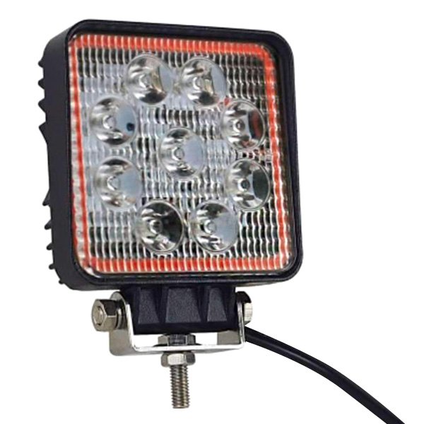 Pipedream® - 5" 27W Square LED Fog Light with Strobe