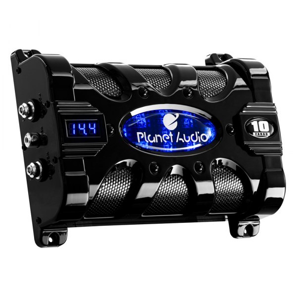 Planet Audio® - 10.0 Farad Power Capacitor with Display & Status Indicator