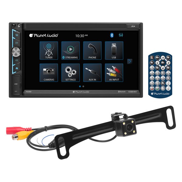 Planet Audio® - 6.5" Touchscreen Display Double DIN Digital Media Receiver with Bluetooth