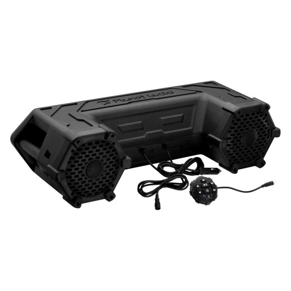 Planet Audio® - 6-1/2" 450W All-Terrain Black Front Bluetooth Sound System