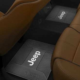 Plasticolor® - Jeep Elite Series 2nd Row (Footwell Coverage) Black Floor Mat