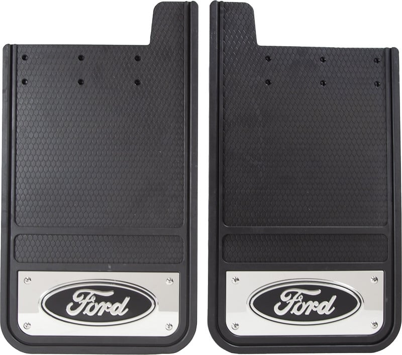 Plasticolor Heavy Duty Mud Flaps With Ford Logo – Set Of 2 (001837R01)