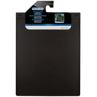Plasticolor® - Plain Black Mud Guards w/o Logo