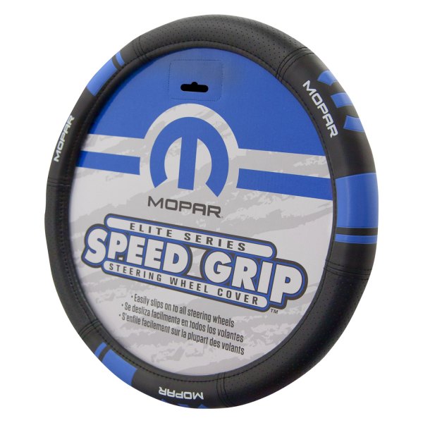 Plasticolor® - Elite Series Speed Grip Steering Wheel Cover with Mopar Logo