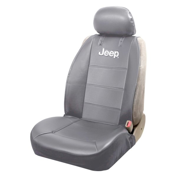 Plasticolor® - Gray Jeep Logo Sideless Seat Cover