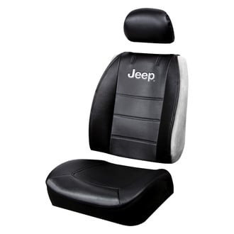 Plasticolor® - Black Seat Cover with Automotive Logos