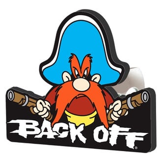Plasticolor® - Hitch Cover with Yosemite Sam Back Off Logo for 2" Receivers