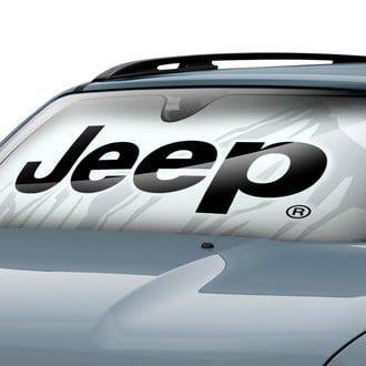 Plasticolor® - Jeep Logo Bubble Accordion Sun Shade