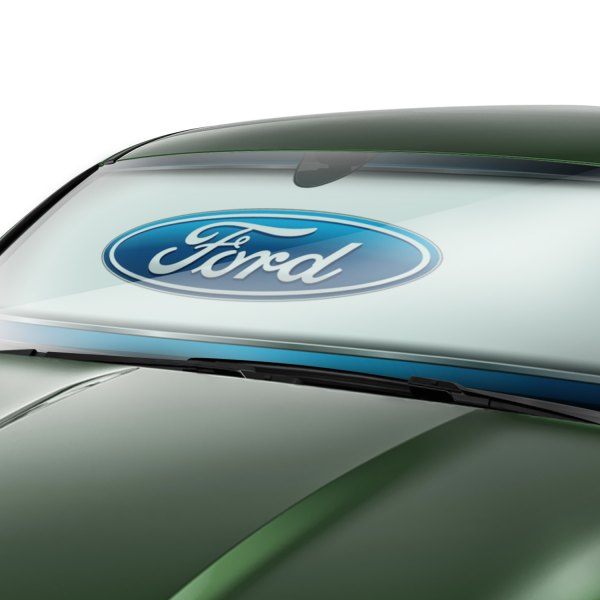  Plasticolor® - Ford Elite Series Logo Bubble Accordion Sun Shade