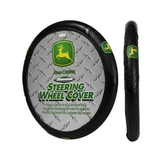 Plasticolor® - Elite Series Speed Grip Steering Wheel Cover with John Deere Logo