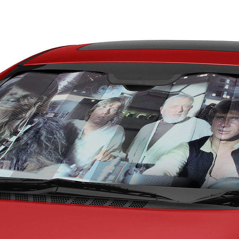 Plasticolor Star Wars Mandalorian and Baby Yoda Universal Automotive  Accordion Windshield Sunshade 