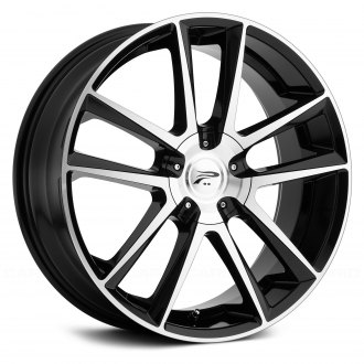 PLATINUM® - 436U GEMINI Gloss Black with Diamond Cut Face and Clear Coat