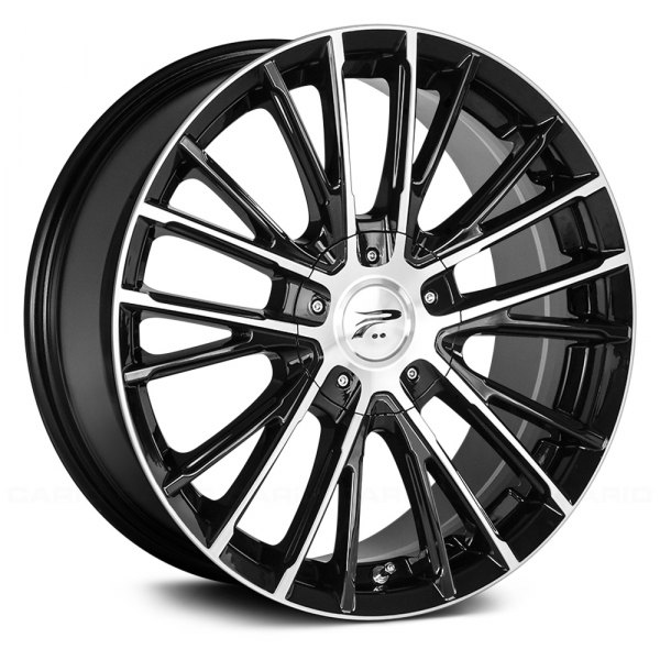 PLATINUM® - 437U Gloss Black with Diamond Cut Face and Clear-Coat