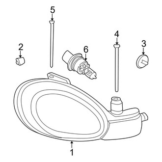 Plymouth OE - Front Lamps - Headlamp Components