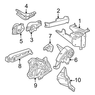 Plymouth OE - Engine / Transaxle - Engine & Transmission Mounting
