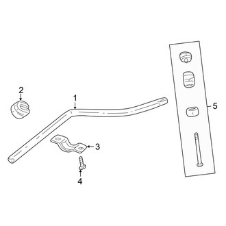 Plymouth OE - Front Suspension - Stabilizer Bar & Components