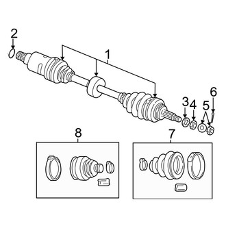 Plymouth OE - Front Suspension - Drive Axles