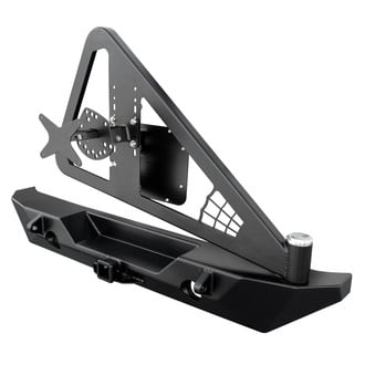 Poison Spyder Customs® - RockBrawler™ Bumper Mounted Tire Carrier