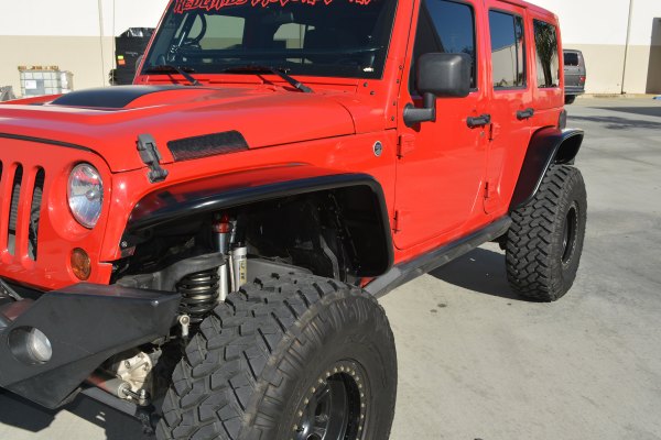 Poison Spyder Customs® - Wide Raw Front Crusher Flares™