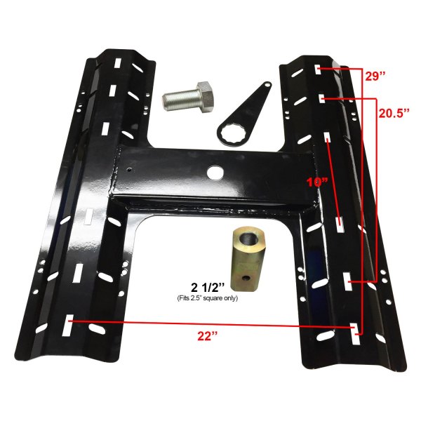 PopUp® - 5th Wheel Base Plate Adapter for B&W Hitches