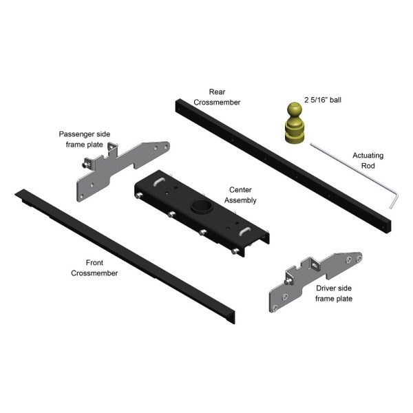 PopUp® 240 FlipOver Gooseneck Hitch