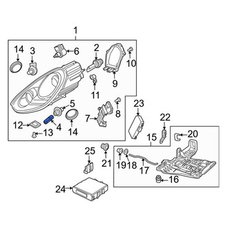 Porsche OE - Turn Signal Light Bulb