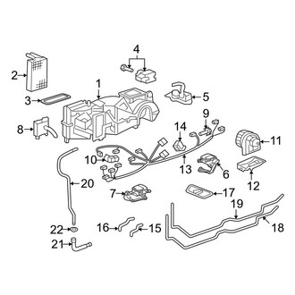 Porsche OE - Air Conditioner & Heater - Evaporator & Heater Components