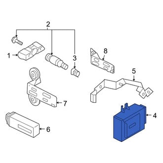 Porsche OE - Tire Pressure Monitoring System (TPMS) Control Module
