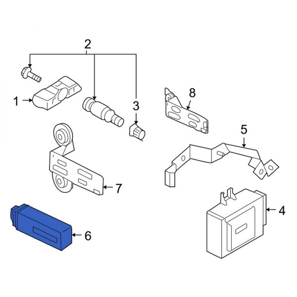 Tire Pressure Monitoring System (TPMS) Antenna