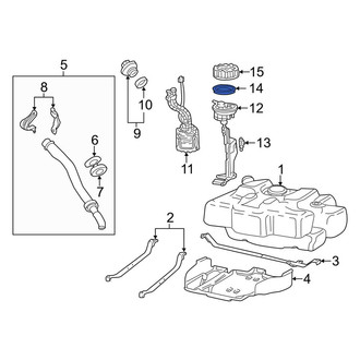 Porsche OE - Fuel Tank Sending Unit Seal